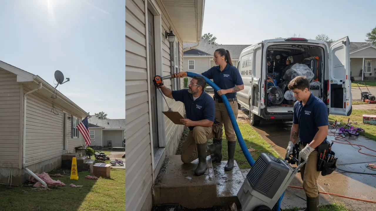 Ceiling Water Damage Restoration in Eagletown, OK near me